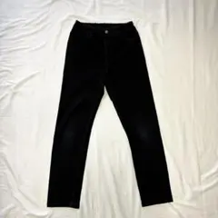 GU キッズ150 ストレッチパンツ　ブラック