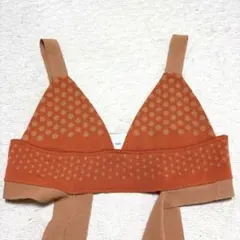 【未使用品】TAN ベスト　日本製　ドットオレンジのサムネイル