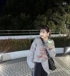JEANASIS ジャガードロゴBIGプルオーバー