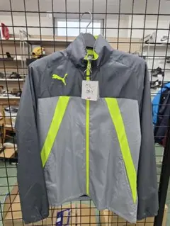 PUMA ピステ・ウィンドブレーカー S グレー/イエロー