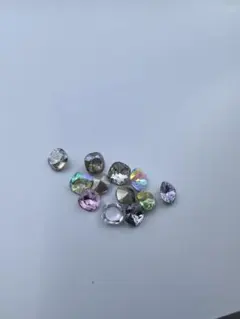 ネイルパーツ ストーン 方形 12個セット