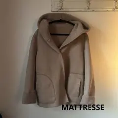 ヤマダヤ　2025 MATTRESSE フェイクコート　ジャンバー　ベージュ