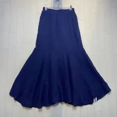 【新品未使用】merlot マーメイドスカート ネイビーのサムネイル