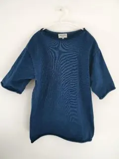 FREAK'S STORE デニムTシャツ L インディゴ染め ボートネック