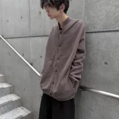 【17ss】crepuscule クレープスキュール メッシュ編み カーディガンのサムネイル