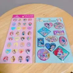 セリア ディズニー プリンセス ストーンシール ウォーターシール