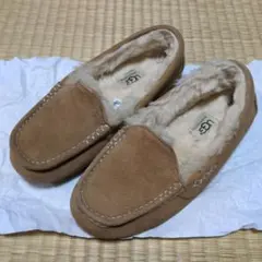 UGG モカシン スリッポン グレー - メルカリ