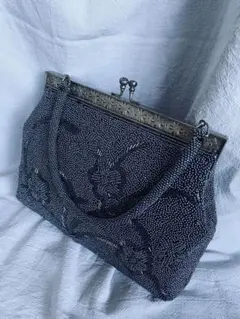 ビーズ刺繍 ハンドバッグ⚫︎和装用⚫︎成人式⚫︎パーティバッグ⚫︎当時物⚫︎ヴィンテージ