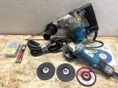 マキタ電動工具セット 、丸ノコ、 ディスクグラインダー、ハンマー 