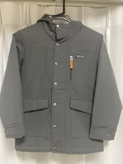 patagonia グレー コート フード付き　S