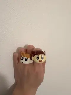 クレヨンしんちゃん ぷくっとリング 2個セット