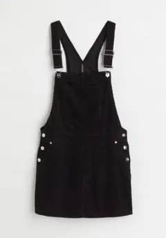 【H&M エイチアンドエム新品未使用タグ付き完売】コーデュロイサロペットスカート