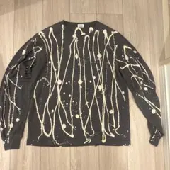 Champion スプラッター柄 ロンT