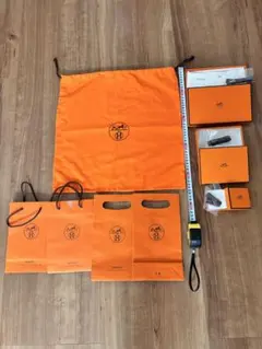 HERMES 布袋　ショップ袋・ボックス　リボンセット