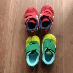 アシックス キッズ スニーカー レッド/ホワイト