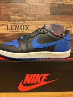 NIKE Air Jordan 1 Low ブラック/ブルー