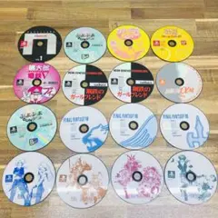 PS1ソフトまとめ売り16枚セット FF8 FF9 桃鉄 エヴァ ぷよぷよ