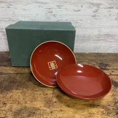 山田平安堂 漆器 杯 橙 木箱付き 山田平安堂 漆器 杯 橙 木箱付き - メルカリ