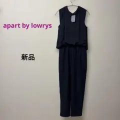 [新品]apart bylowrys 襟付き重ね風サロペット・ネイビーのサムネイル