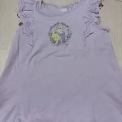 ラプンツェル フリルノースリーブトップス 120センチ