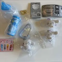 シナモロール　クレヨンケース　フロッキーマスコット　カラビナマスコットチャーム