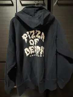 Pizza of Death パーカー Lサイズ フルジップ ブラック - メルカリ