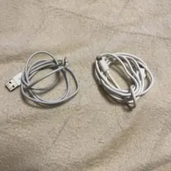 ジャンク品　iPhone Apple 充電ケーブル 正規品、非正規品2本セット