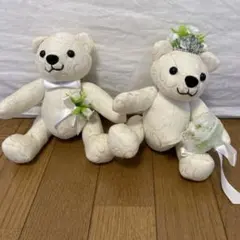 4℃ ぬいぐるみ　テディベア　ウエディング　非売品　ヨンドシー