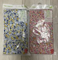 【新品・未使用】UNIQLO 120cm レギンスセット まとめ売り花柄