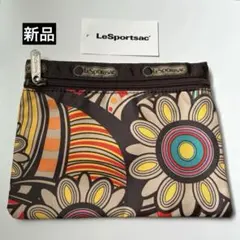 LeSportsac フラット化粧ポーチ 花柄 平成レトロ y2k ボタニカルのサムネイル