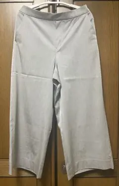 INDIVI ライトグレー ワイドパンツ　サイズ40