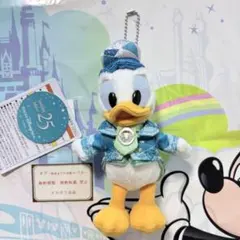 ディズニーシー⭐️25周年 ぬいぐるみバッジ ドナルド スパークリング ジュビリー