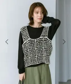 スタディオクリップ・クロシェレースビスチェ