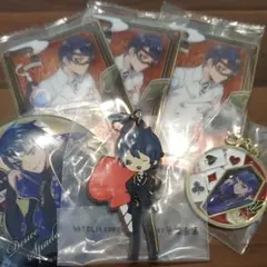 ツイステ 一番くじ デュース ラバーチャーム キーチャーム 缶バッジ メタカ