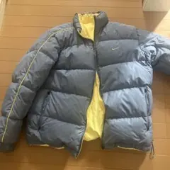 Nike ダウンジャケット グレー/イエロー