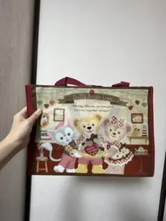 ディズニー　スウィートダッフィー　ショッピングバッグ　ダッフィー　ステラルー