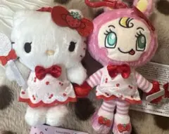 メゾピアノ×ハローキティ　ベリエちゃん　くりっぴぃぬいぐるみ　2点セット