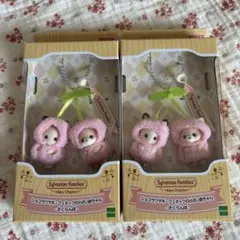 【値下げ！】ショコラウサギ&フェネックの小さい赤ちゃん-さくらんぼ