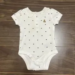 gap ロンパース　襟レース　3〜6month 60 半袖
