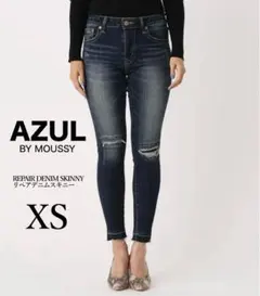 AZUL BY MOUSSY REPAIR DENIM SKINNY