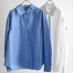THE SHINZONE ROUND COLLAR SHIRTS 丸襟 ホワイトのサムネイル