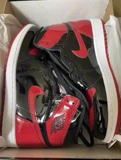 新品 Nike Air Jordan 1 High OG Patent Bred