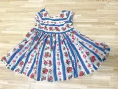 Cath Kidston 花柄ストライプワンピース 3-6mのサムネイル