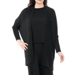 ロング ノーカラージャケット