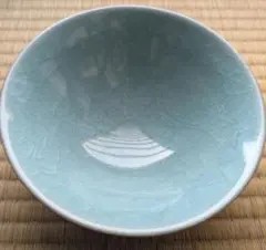 小笠原長春 青瓷茶碗 茶道具 栞 共布 共箱 美品 小笠原長春 青瓷茶碗 茶道具 栞 共布 共箱 美品 本物 ◇ 青緑色 茶碗