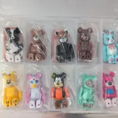 土日セール　10体セット ケース付き ベアブリック　BE@RBRICK　①