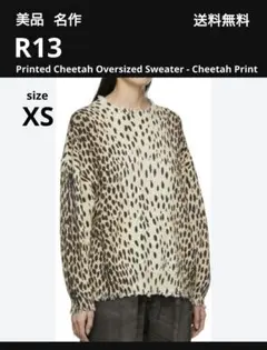 新品 R13 アールサーティーン プルオーバー ニット ダメージ M 新品 R13 アールサーティーン プルオーバー ニット ダメージ M