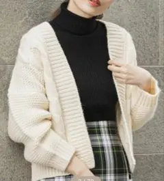 URBAN RESEARCH Sonny Label ケーブルガウンニット