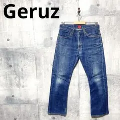 Geruz ゲルズ メンズ ストレートデニム ストレートジーンズ 2