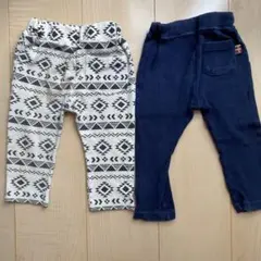 レギンス パンツ80２枚セット